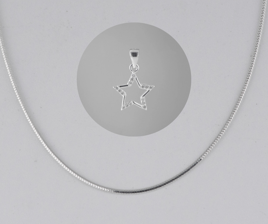 Cadena Cola de Ratón 1MM - 40CM | Plata Ley 925