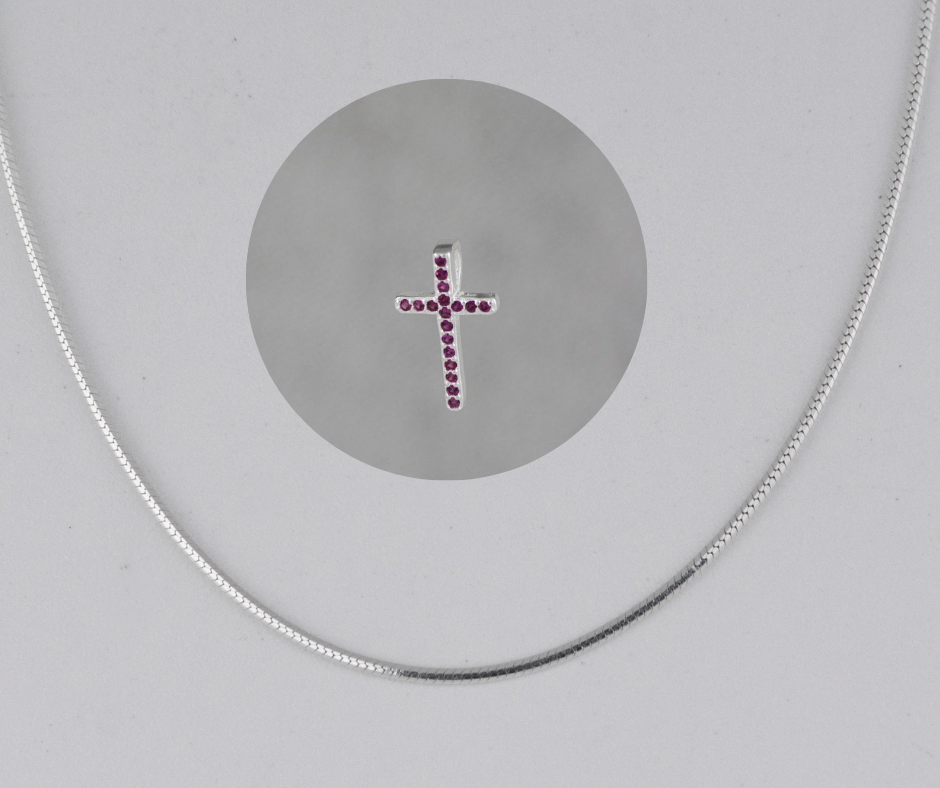 Cadena Cola de Ratón 1MM - 40CM | Plata Ley 925