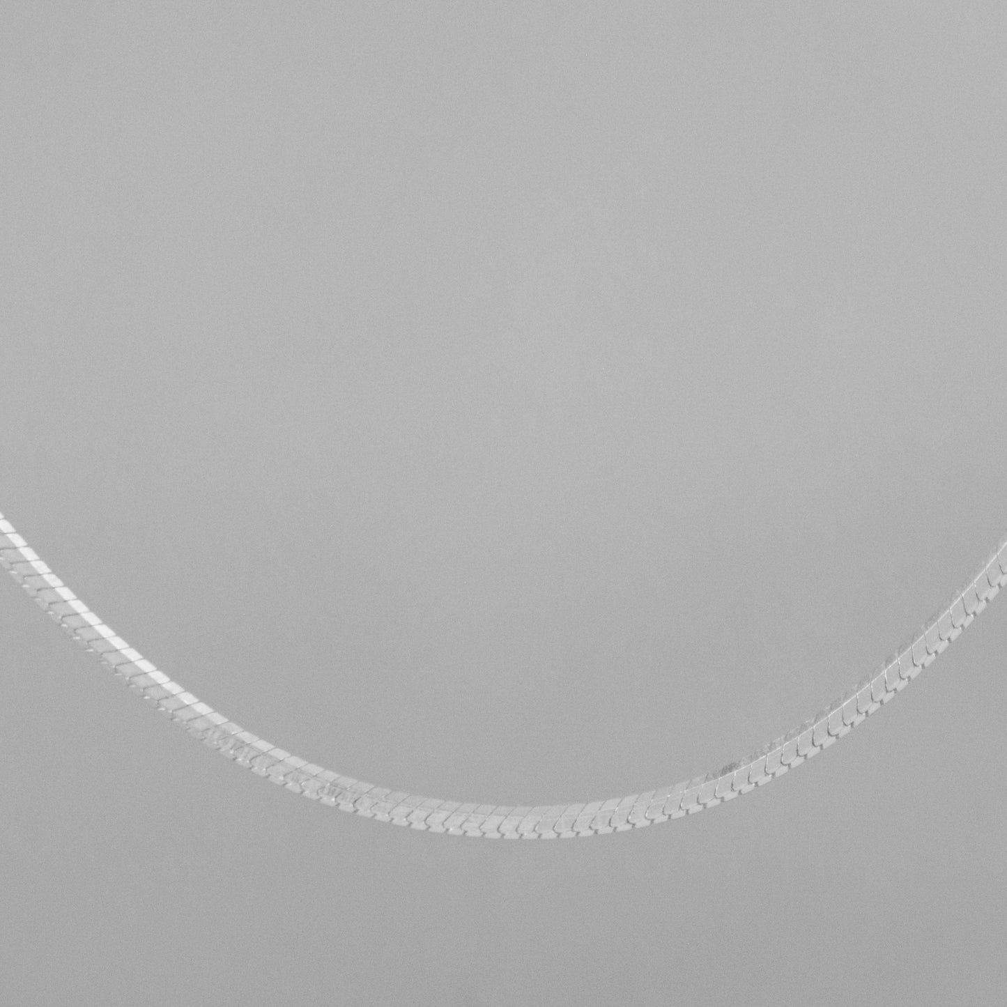 Cadena Cola de Ratón 1MM - 40CM | Plata Ley 925