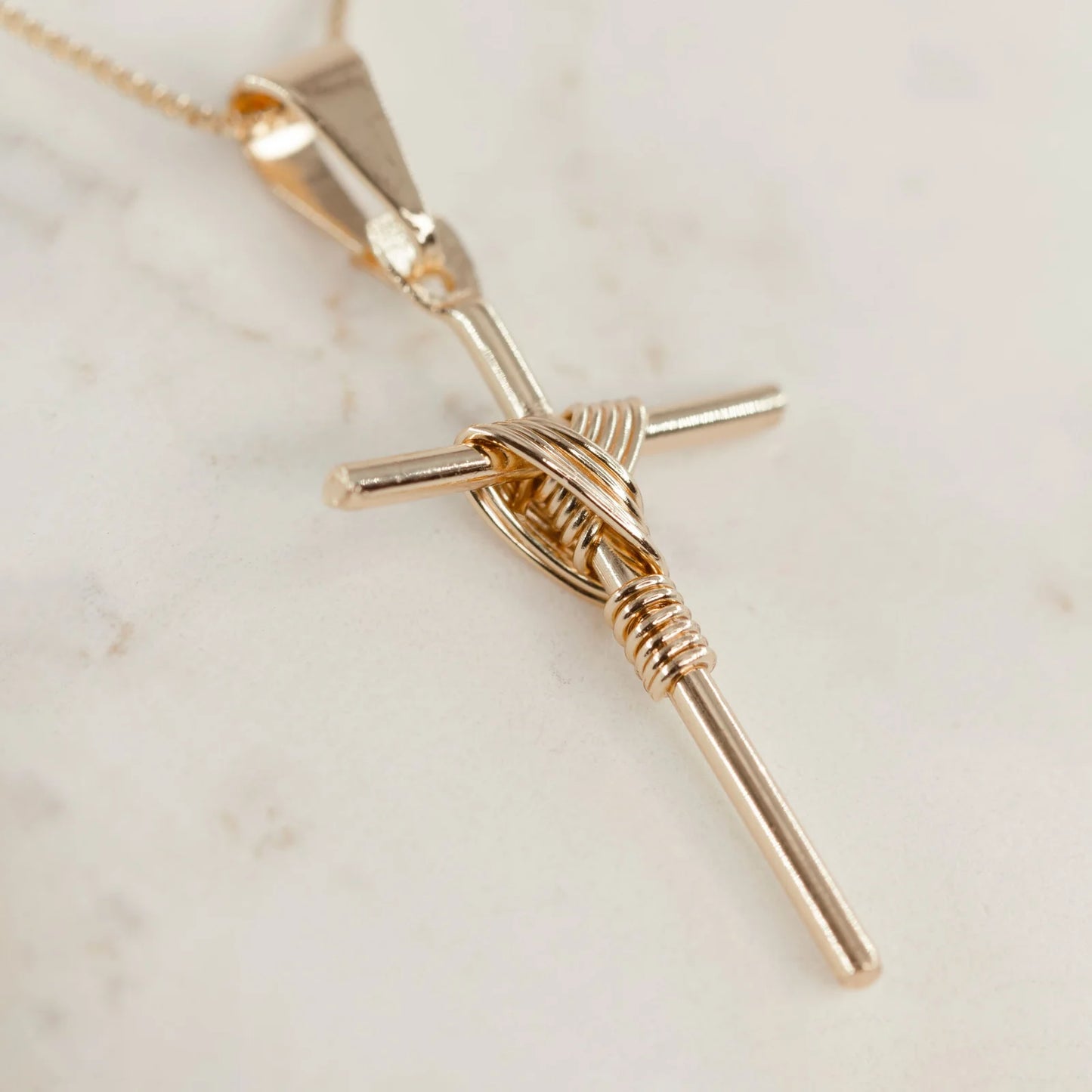 Cadena Aros Tallada 3MM - 60CM | Baño de Oro 18K