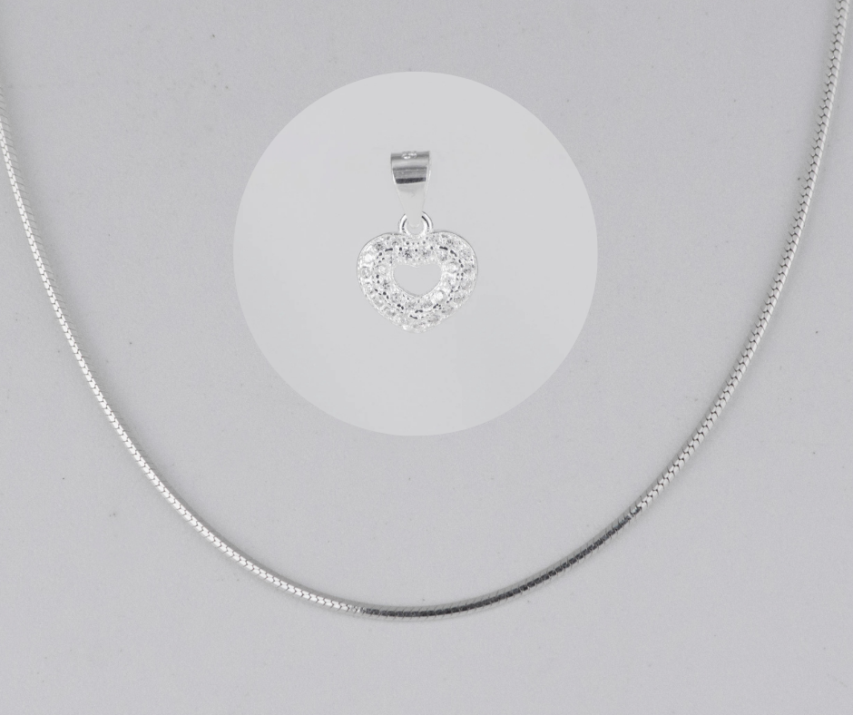 Cadena Cola de Ratón 1MM - 40CM | Plata Ley 925