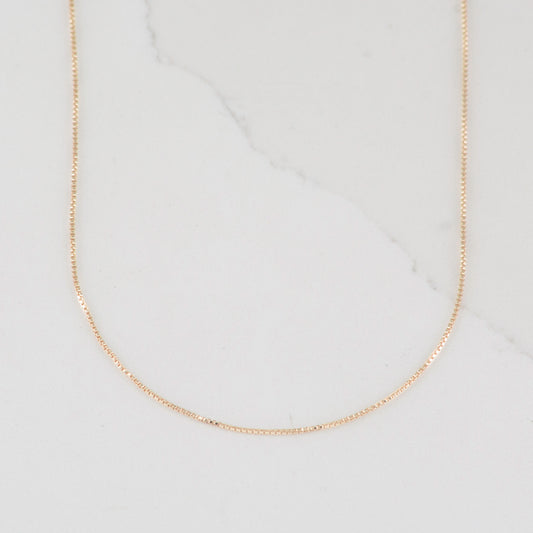 Cadena Veneciana 1MM - 45CM | Baño de Oro 18K