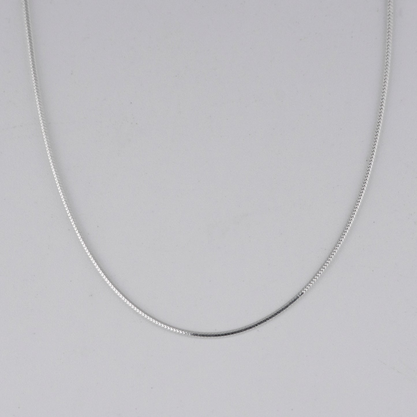 Cadena Cola de Ratón 1MM - 40CM | Plata Ley 925