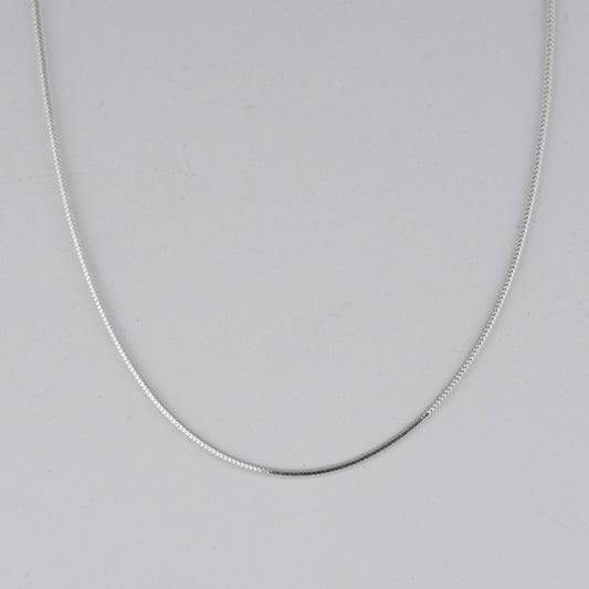 Cadena Cola de Ratón 1MM - 40CM | Plata Ley 925