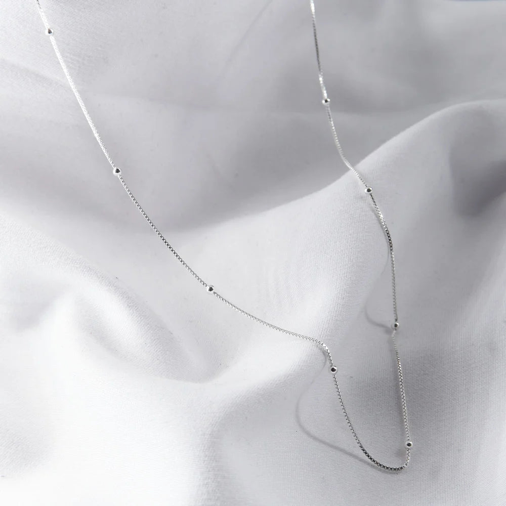 Cadena veneciana bolitas 1mm-45cm