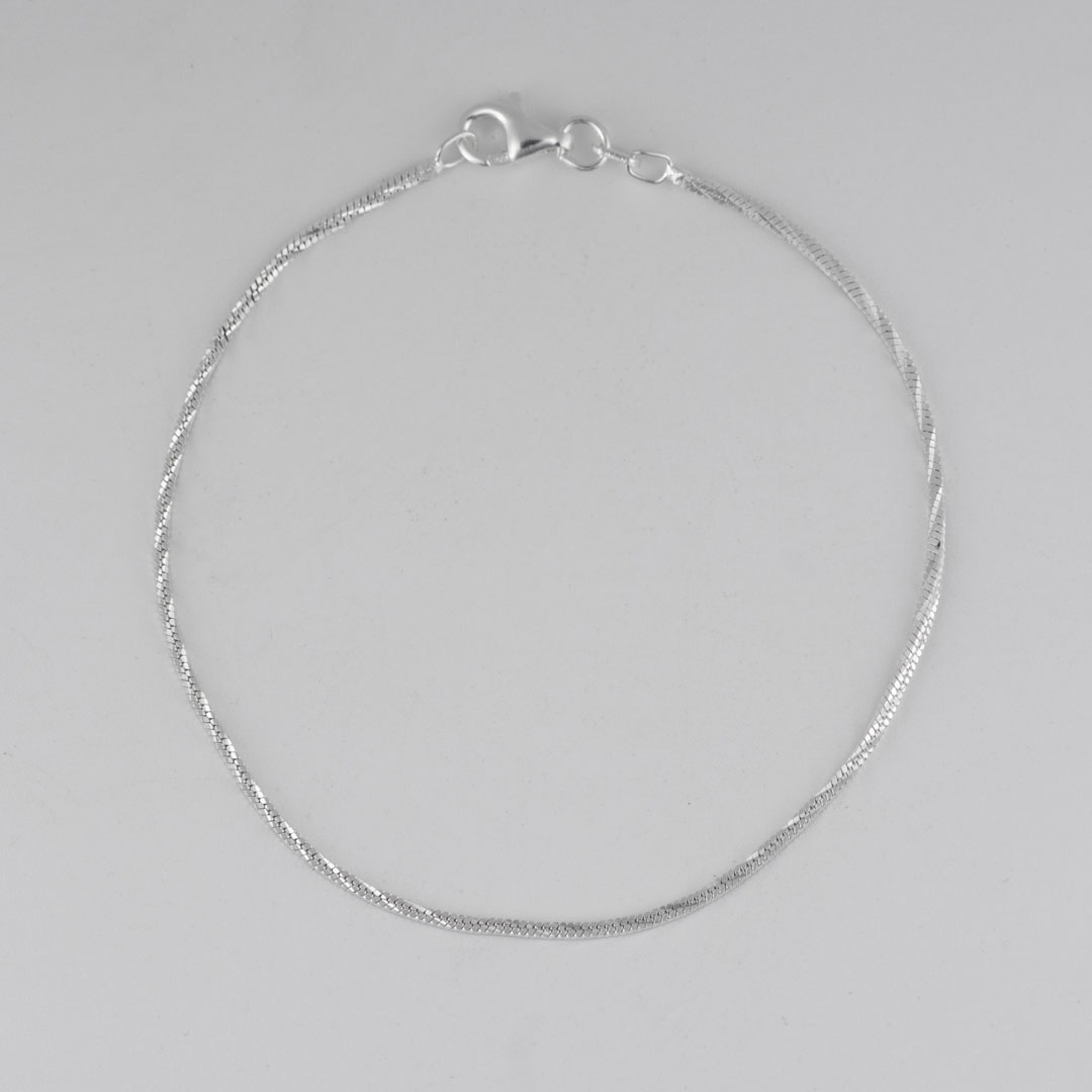 PULSERA CUBO TIPO SINGAPUR 1.5MM-19CM