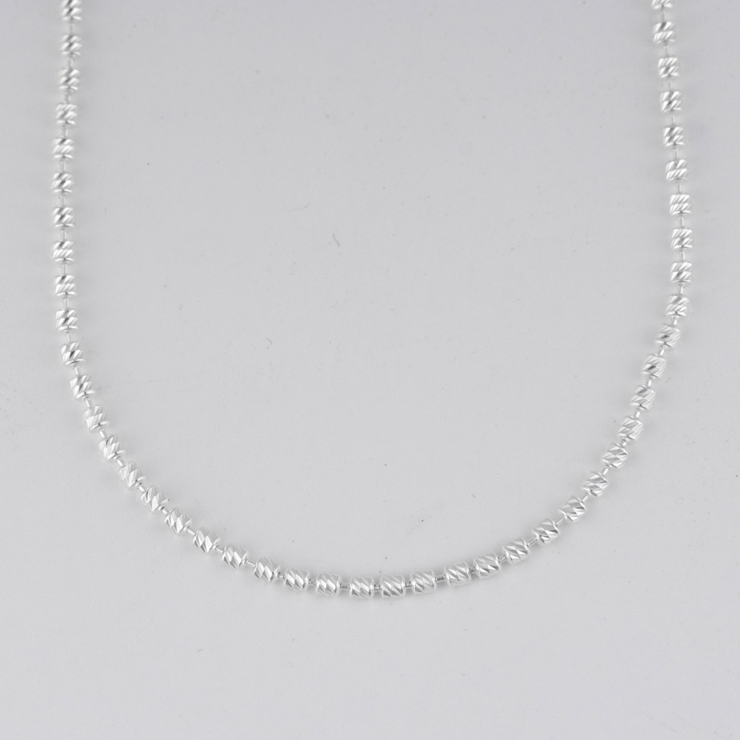 CADENA BOMBO DIAMANTADO 2MM-45CM